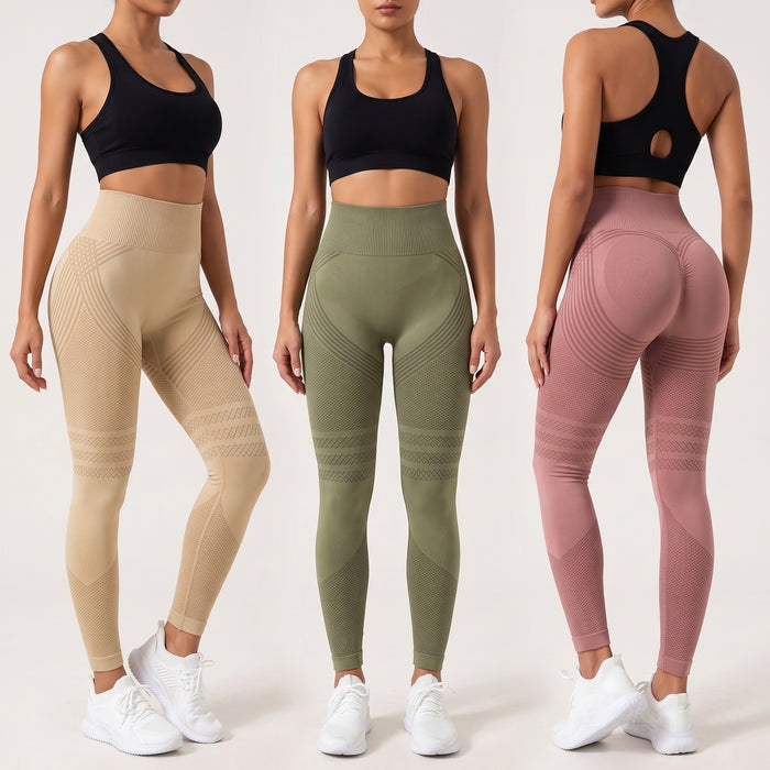 Pack Trio VONA — 3 Leggings Sculptants Taille Haute